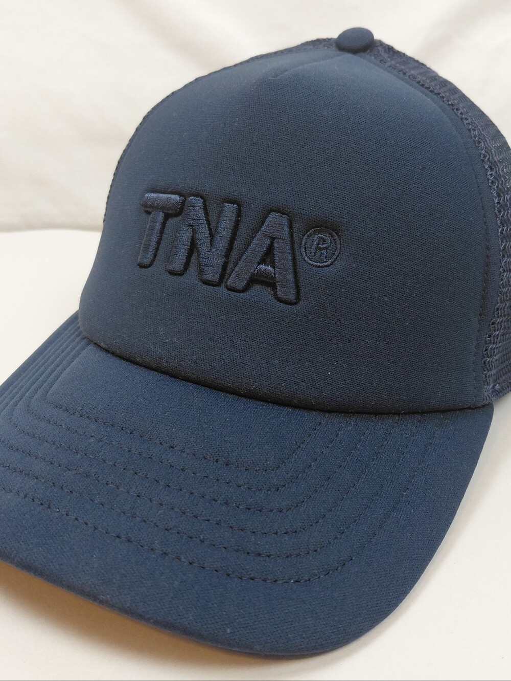 TNA Aritzia Trucker Baseball Cap Navy Blue
